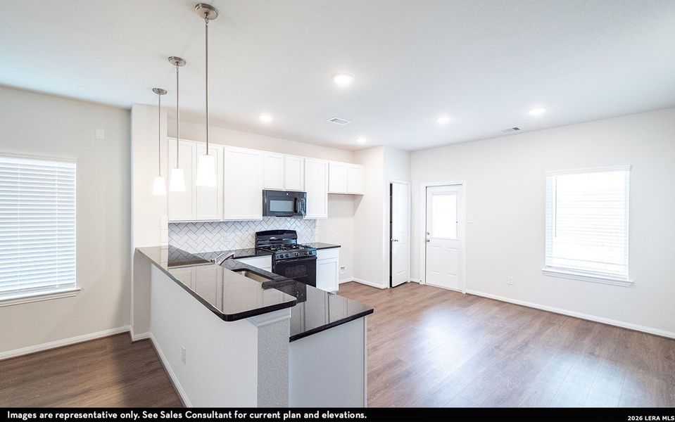 Furnished interior view inside a new home in Mesa Vista, Von Ormy (Image 5).