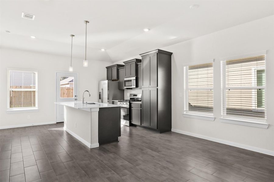 Furnished interior view inside a new home in Enclave at Dobbin, Magnolia (Image 11).
