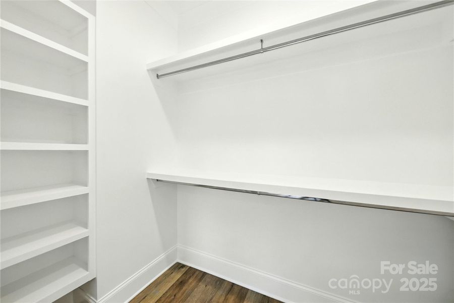 Primary closet Primary closet