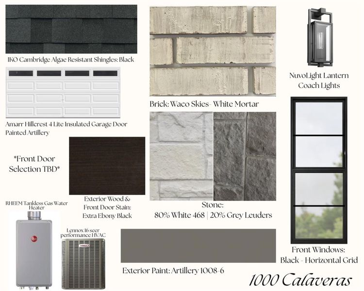 Sample of building materials used in homes in , College Station (Image 3).