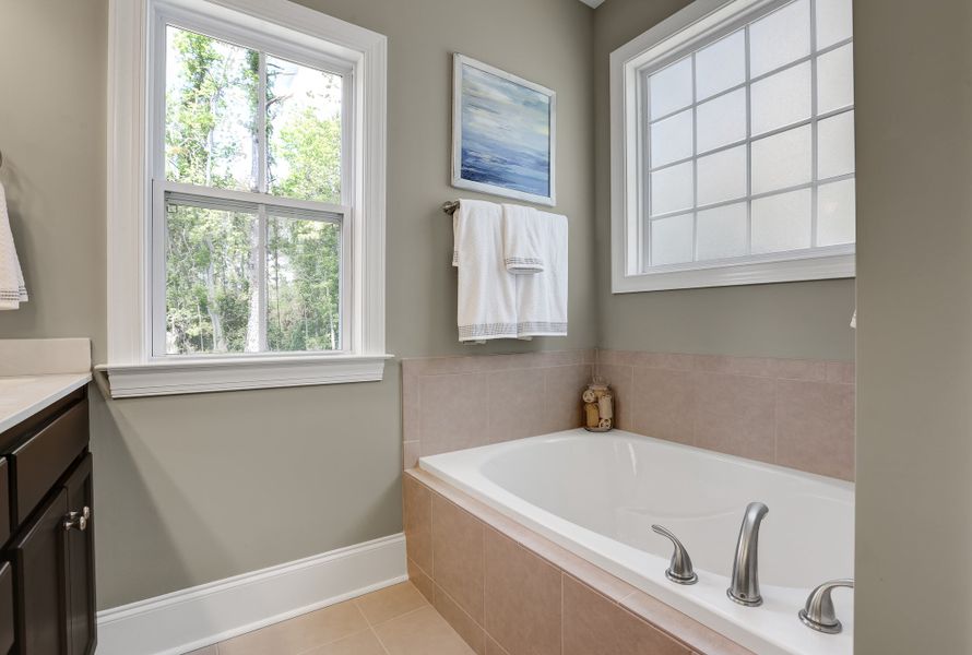 Representative furnished interior of a home built from the Sinclair by Bill Clark Homes in Osprey Landing, Southport (Image 17).