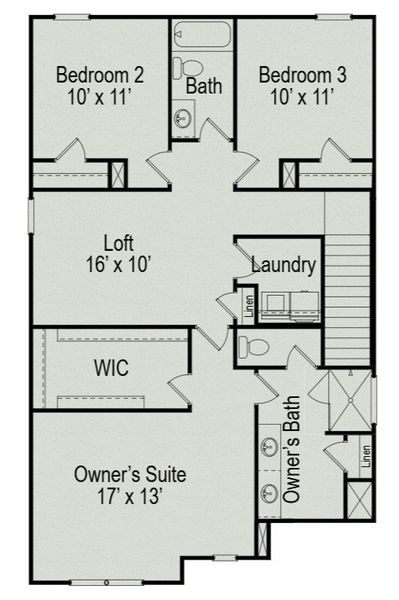 2D floor plan layout of this home in Cantigny Park, Clarksville, TN (Image 3). 2D floor plan layout of this home in Cantigny Park, Clarksville, TN (Image 3).