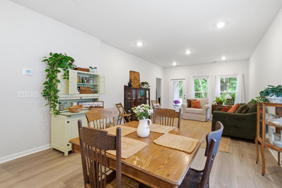 Furnished interior view inside a new home in Horizons at Summers Corner | 55+, Summerville (Image 7).