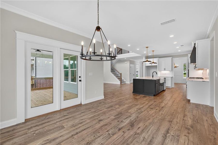 Furnished interior view inside a new home in , Jefferson (Image 12).