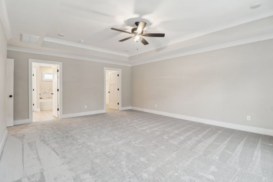 Representative unfurnished interior of a home built from the Ashbourne II by Great Southern Homes in Collins Cove, Chapin (Image 52).