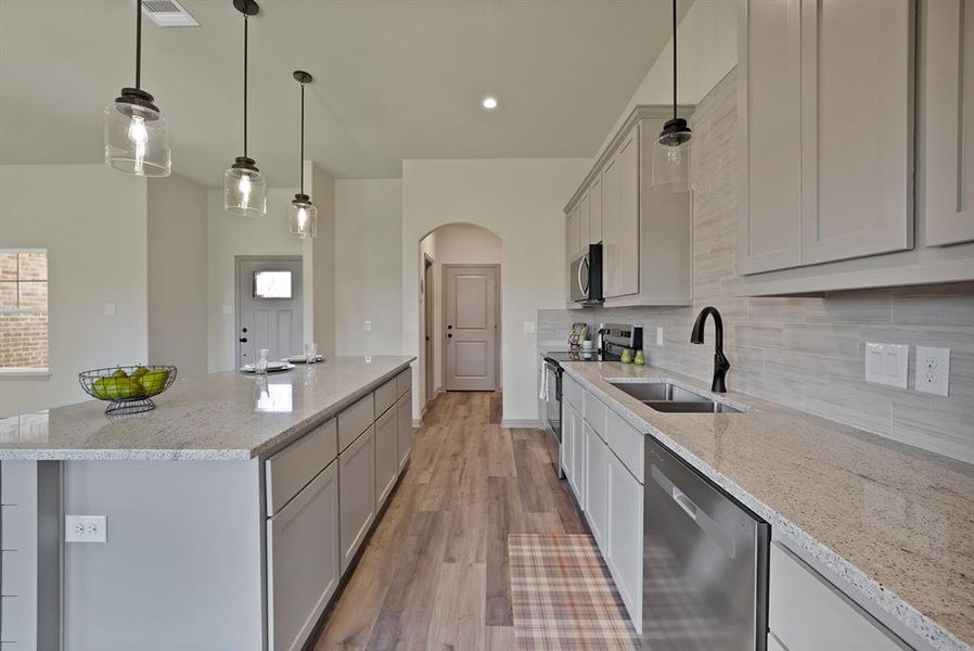 Beautiful granite counters Beautiful granite counters