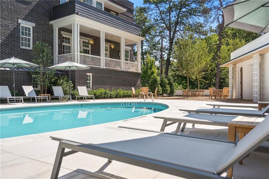 Exterior details and patio area of a home in Delmont, Atlanta (Image 25). Exterior details and patio area of a home in Delmont, Atlanta (Image 25).