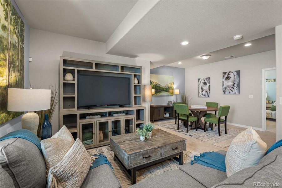 Furnished interior view inside a new home in , Colorado Springs (Image 41).