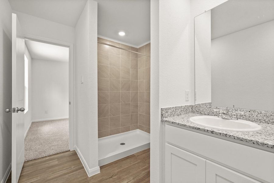 Furnished interior view inside a new home in McCrorey Trails, Conroe (Image 5). Furnished interior view inside a new home in McCrorey Trails, Conroe (Image 5).