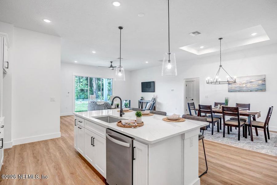 Furnished interior view inside a new home in , Jacksonville (Image 9).