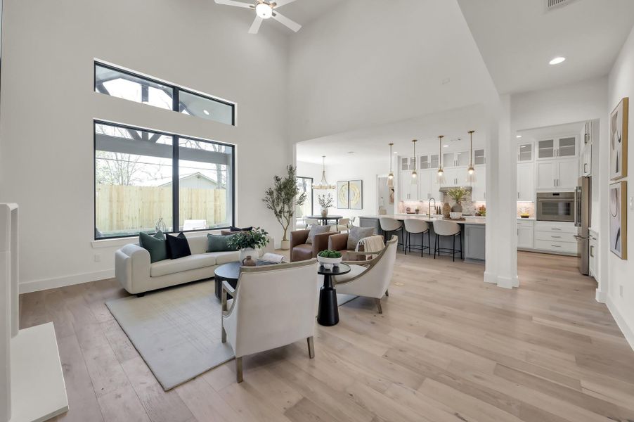 Furnished interior view inside a new home in , Houston (Image 12). Furnished interior view inside a new home in , Houston (Image 12).