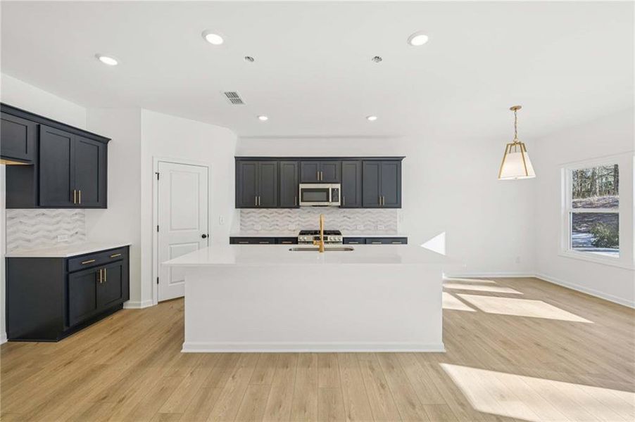 Furnished interior view inside a new home in The Estates at Casteel, Bethlehem (Image 5).