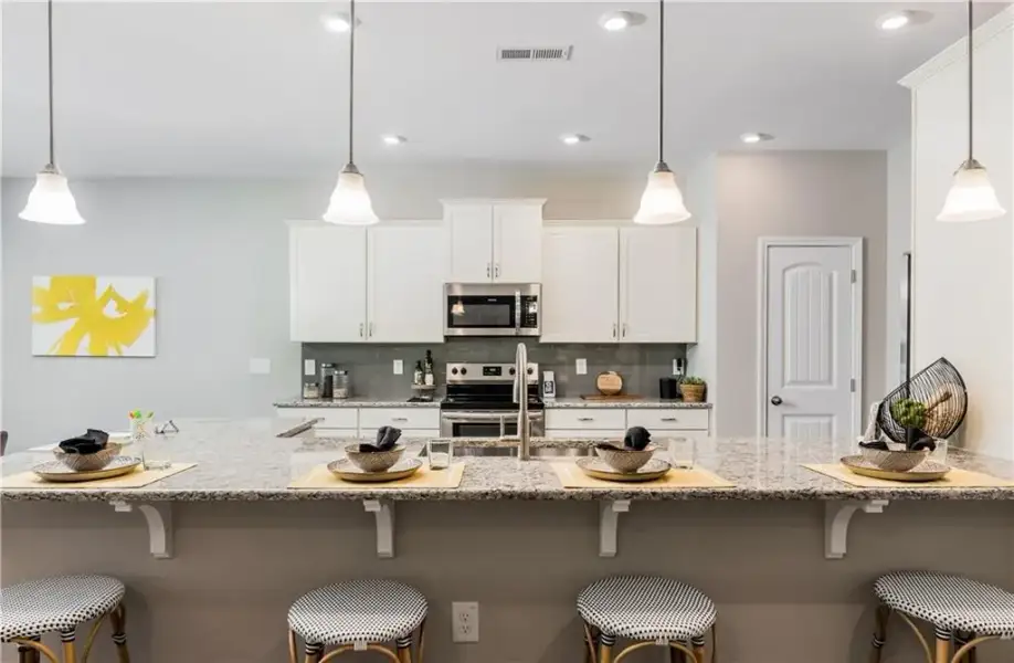 Furnished interior view inside a new home in Sagebrook, Powder Springs (Image 10).