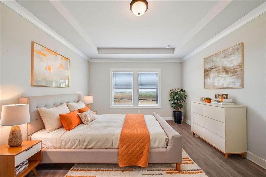 Furnished interior view inside a new home in River Pointe, Monroe (Image 8).