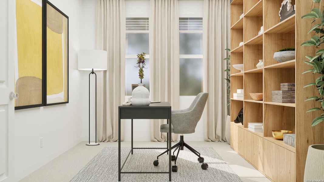 Furnished interior view inside a new home in Juniper Ranch, Spring Branch (Image 16).