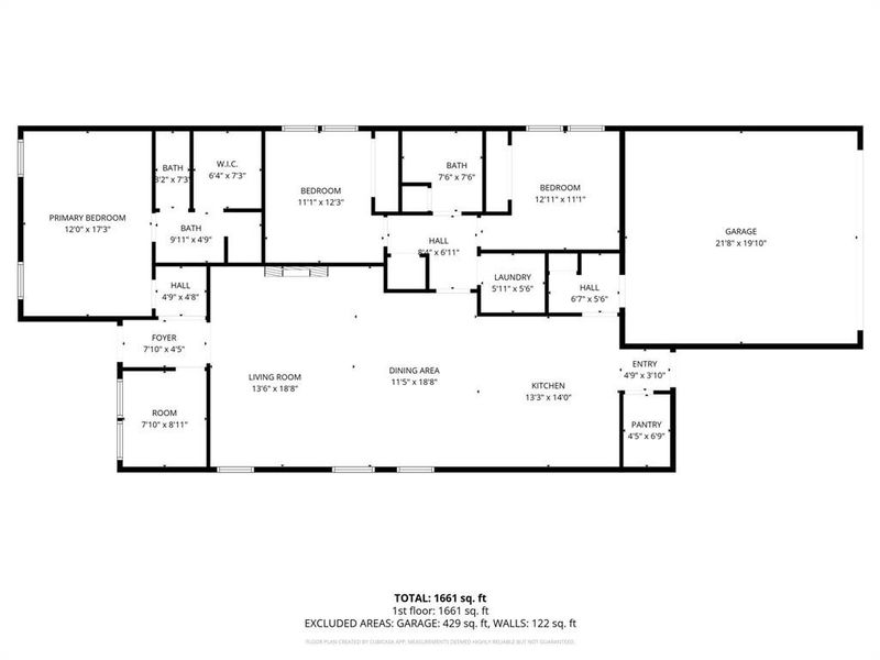 2D floor plan layout of this home in , Fort Worth, TX (Image 6).