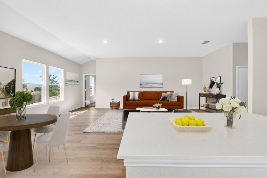 Furnished interior view inside a new home in , Belton (Image 10).