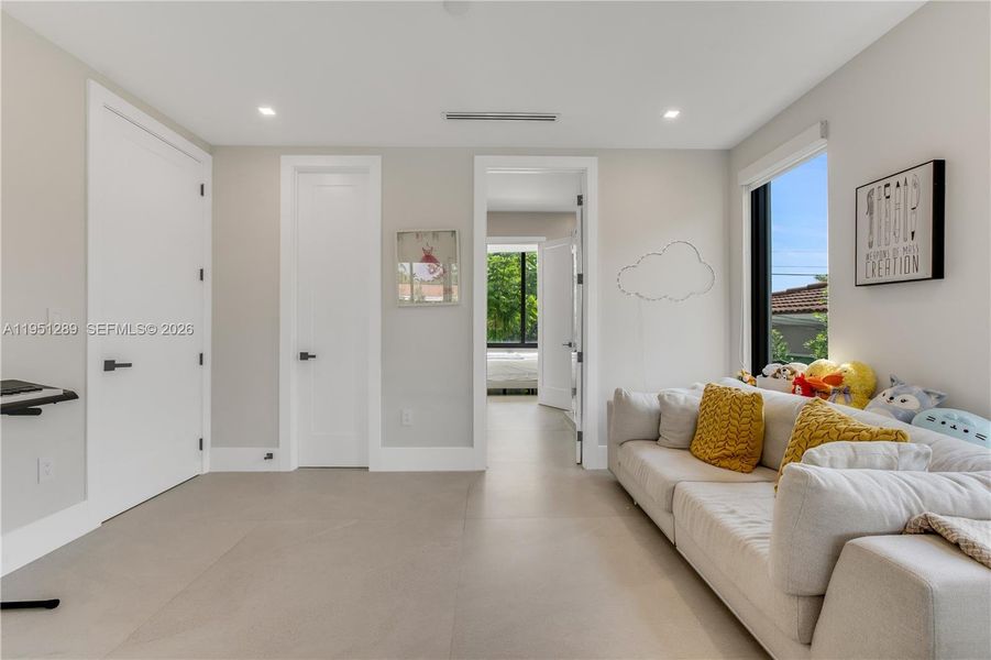Furnished interior view inside a new home in , Surfside (Image 12).