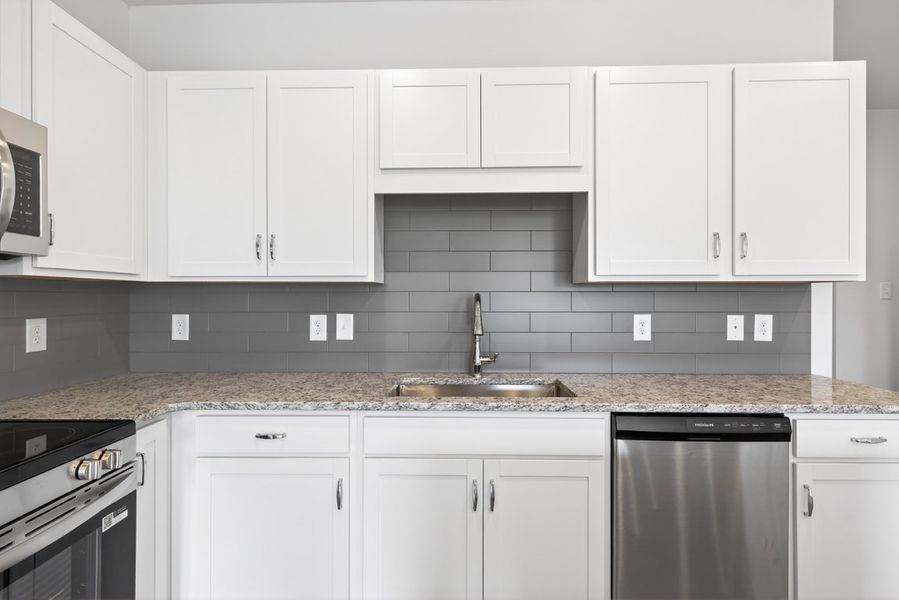 Furnished interior view inside a new home in The Andros, Dalton (Image 10).