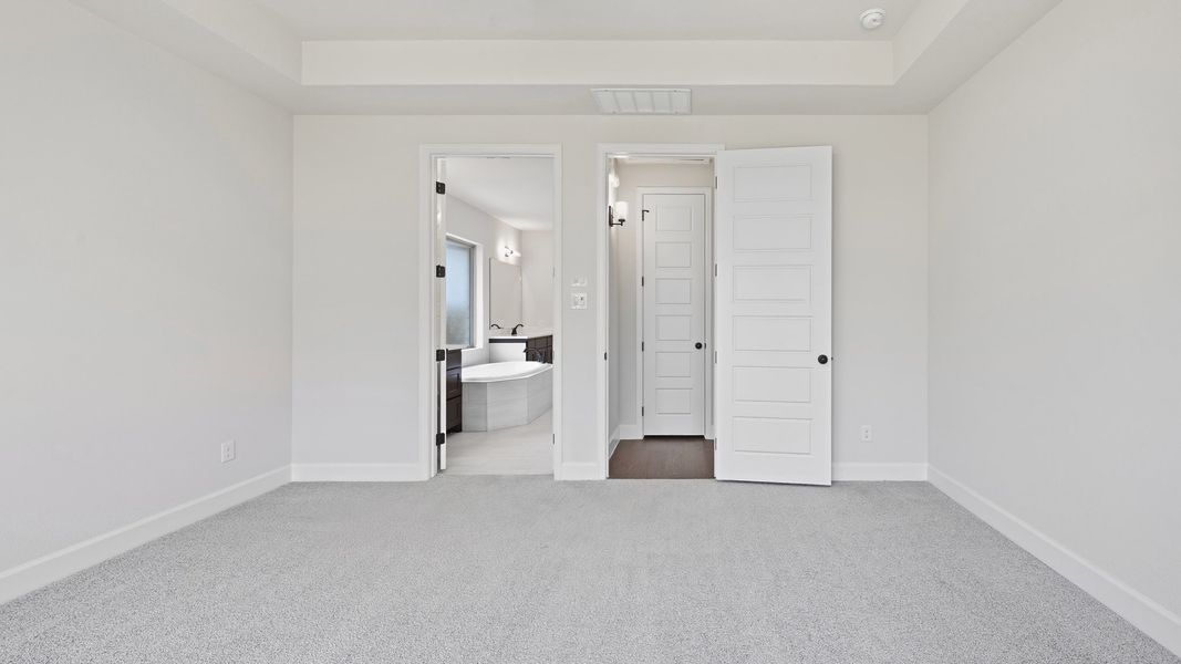 Spacious, unfurnished interior of a new home in Mosaic, Celina (Image 22). Spacious, unfurnished interior of a new home in Mosaic, Celina (Image 22).