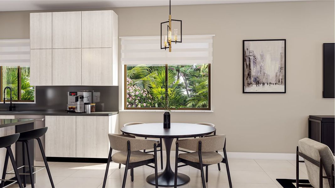 Silverstone breakfast nook