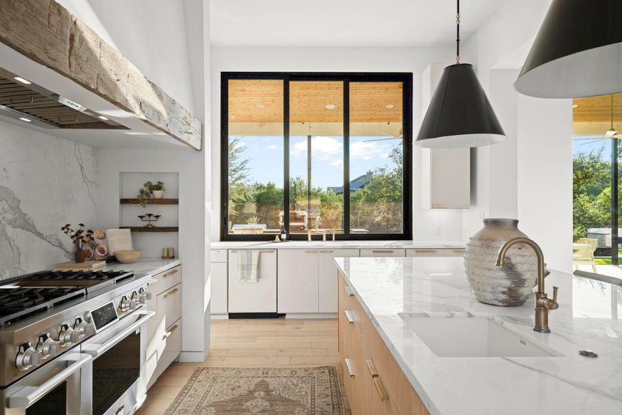 Furnished interior view inside a new home in , Spicewood (Image 15).