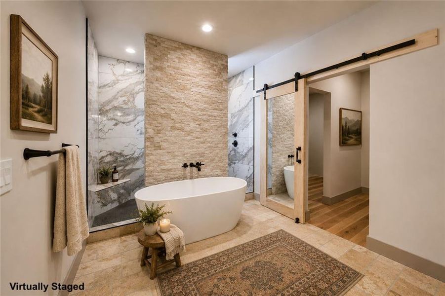 Furnished interior view inside a new home in , Dawsonville (Image 9).