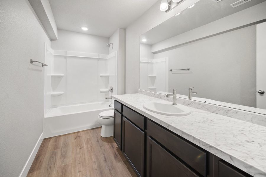 Representative furnished interior of a home built from the The Jackson by View Homes in Jackson Creek North, Monument (Image 18).