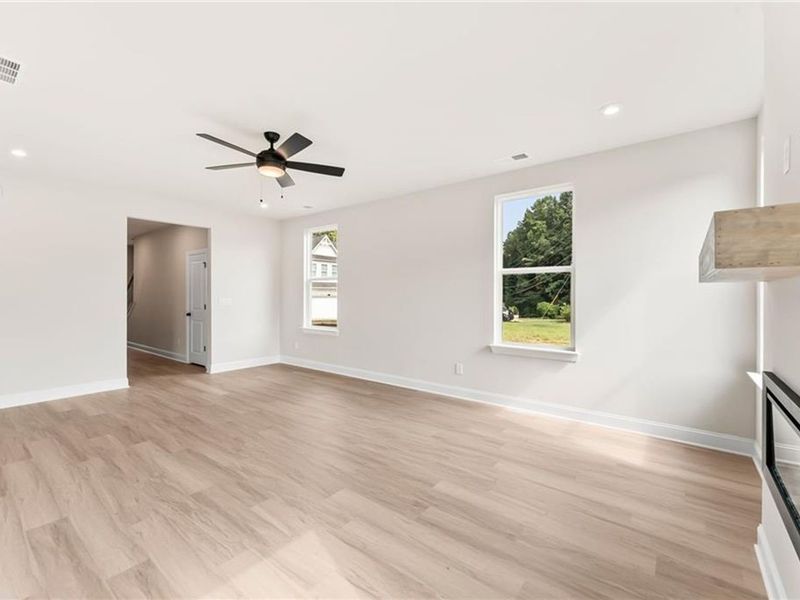 Spacious, unfurnished interior of a new home in The Village at Shallowford, Kennesaw (Image 15). Spacious, unfurnished interior of a new home in The Village at Shallowford, Kennesaw (Image 15).