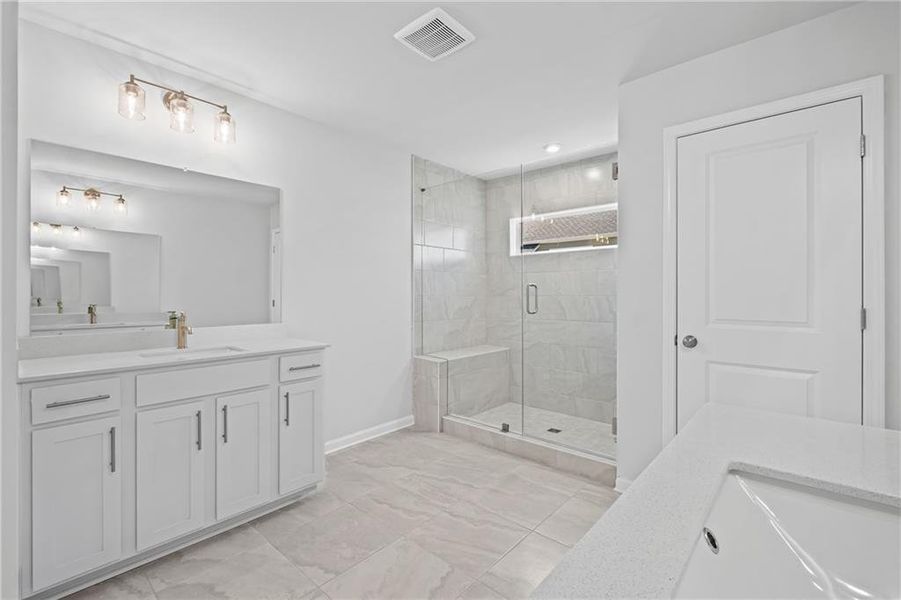 Furnished interior view inside a new home in Adler Springs, Powder Springs (Image 7).