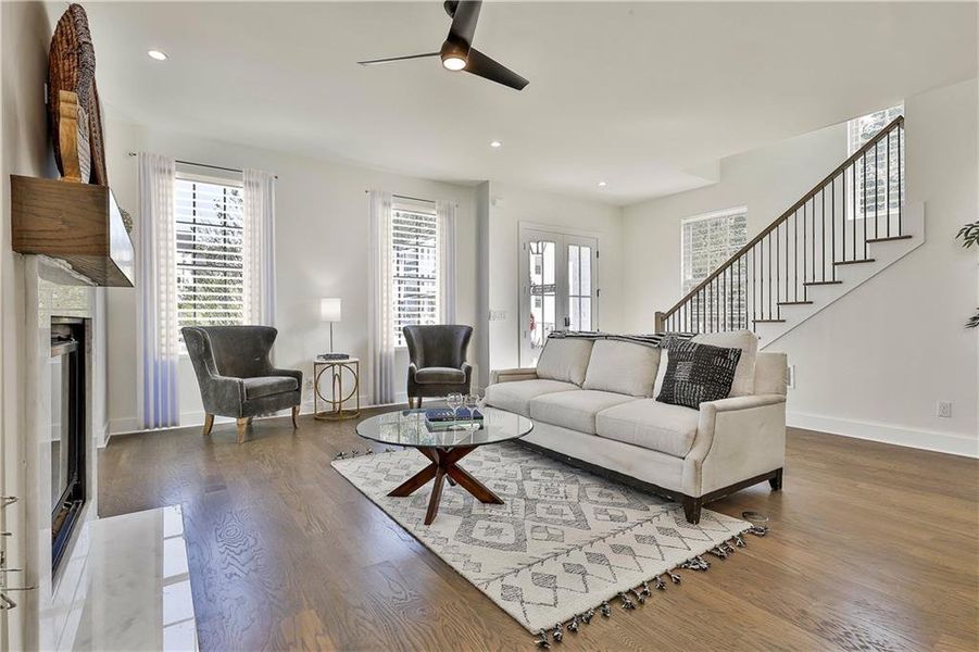 Furnished interior view inside a new home in Laurel Brooke, Peachtree City (Image 11).