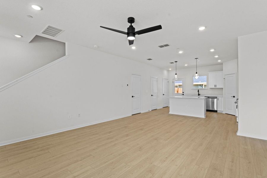 Spacious, unfurnished interior of a new home in Avery Centre, Round Rock (Image 12). Spacious, unfurnished interior of a new home in Avery Centre, Round Rock (Image 12).