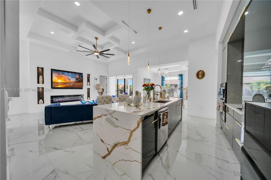 Furnished interior view inside a new home in , Cape Coral (Image 33).
