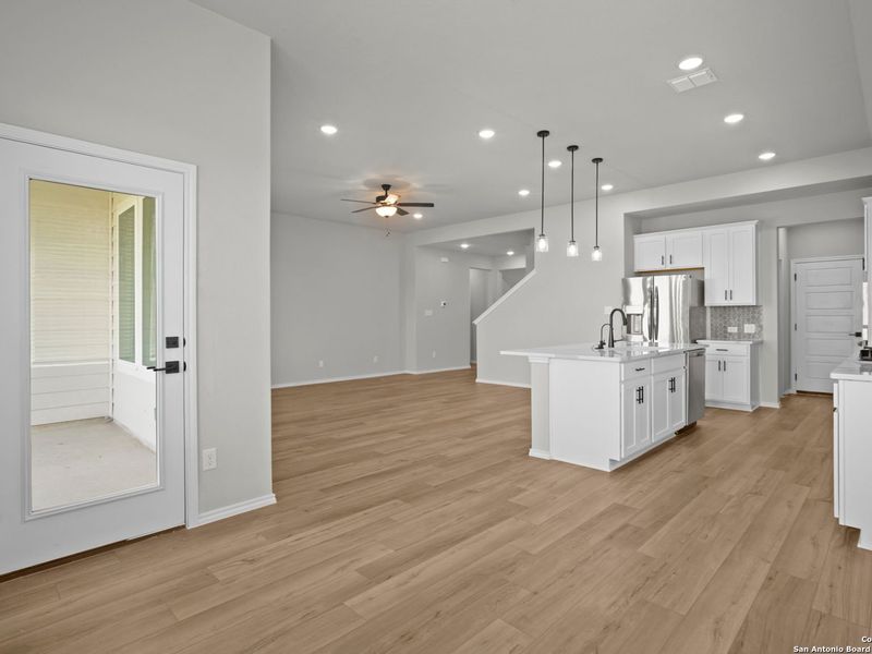 Spacious, unfurnished interior of a new home in Horizon Pointe, Converse (Image 24). Spacious, unfurnished interior of a new home in Horizon Pointe, Converse (Image 24).