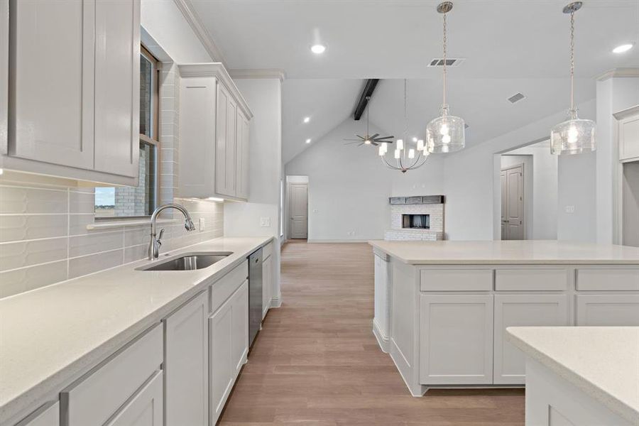 Furnished interior view inside a new home in , Decatur (Image 15).