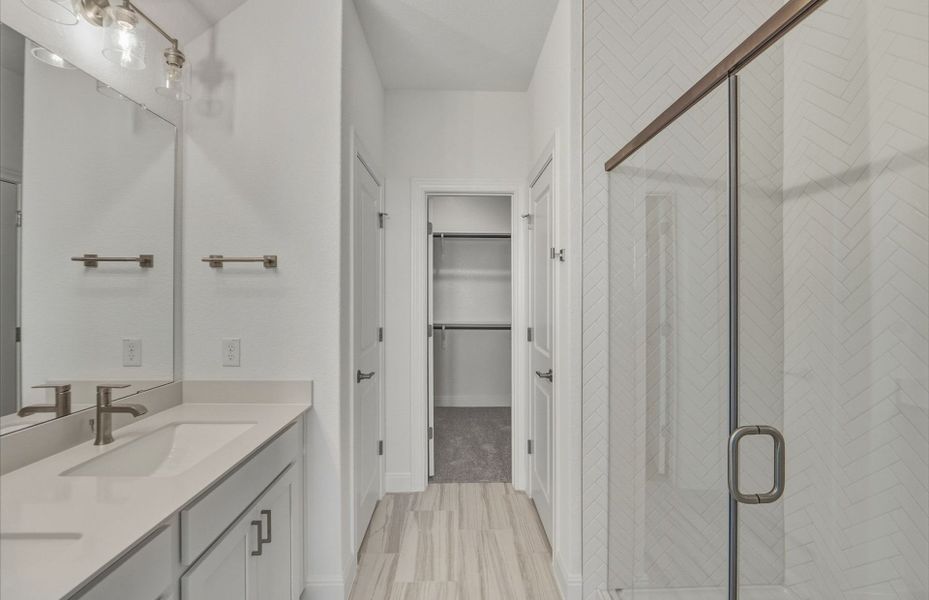 Furnished interior view inside a new home in Saddleback at Santa Rita Ranch, Liberty Hill (Image 7).