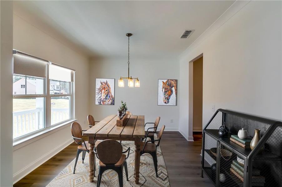 Furnished interior view inside a new home in , Dallas (Image 4).