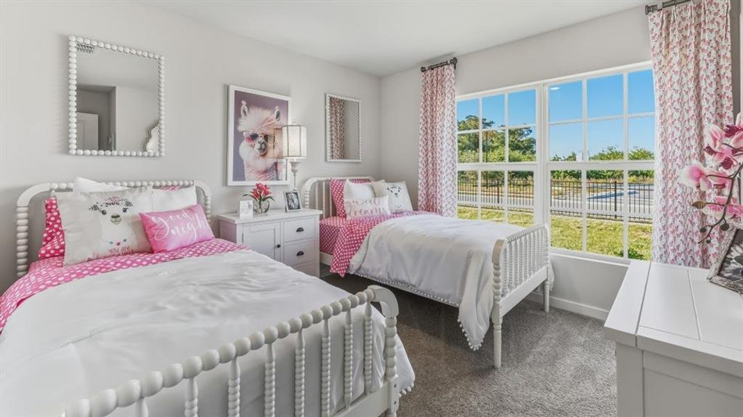 Furnished interior view inside a new home in Seagrass - Express & Tradition, Punta Gorda (Image 16). Furnished interior view inside a new home in Seagrass - Express & Tradition, Punta Gorda (Image 16).