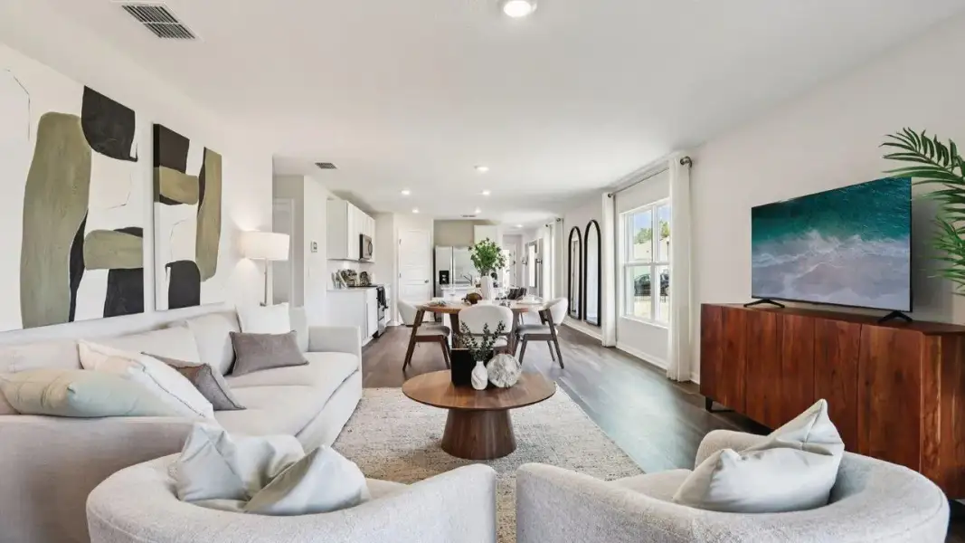 Furnished interior view inside a new home in Hawthorne Ranch, Lakeland (Image 6).