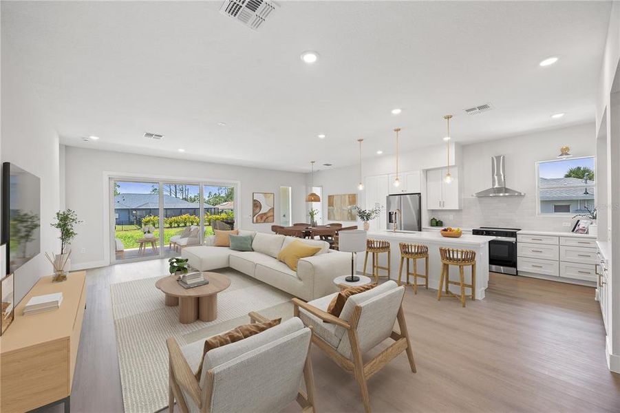 Furnished interior view inside a new home in , North Port (Image 17). Furnished interior view inside a new home in , North Port (Image 17).