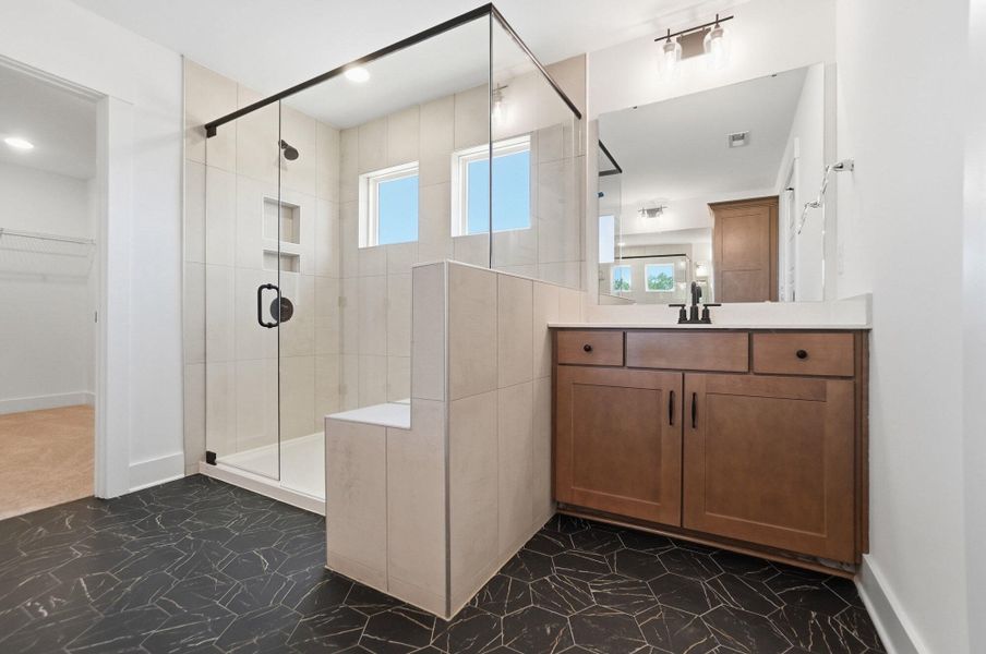 Furnished interior view inside a new home in Chasewood, Mint Hill (Image 18).