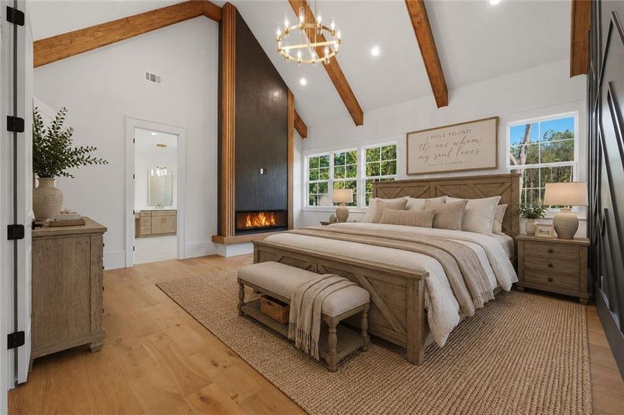 Furnished interior view inside a new home in , Bethlehem (Image 9).