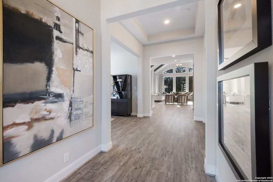 Furnished interior view inside a new home in Sienna Lakes, San Antonio (Image 3).