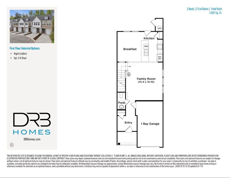 2D floor plan layout of this home in El Dorado, Spartanburg, SC (Image 3).