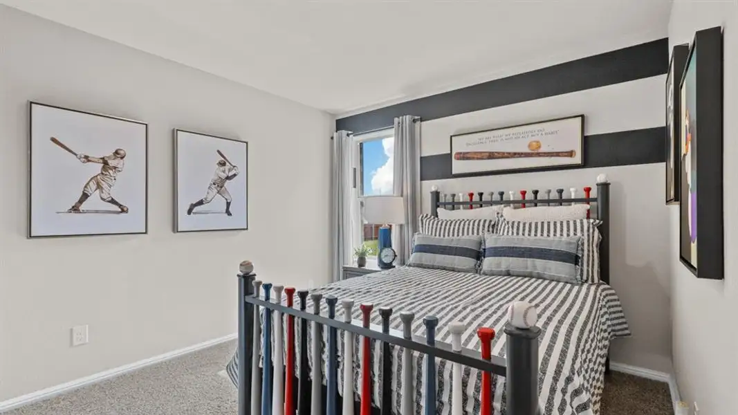 Furnished interior view inside a new home in Townes Landing, Fort Worth (Image 39).