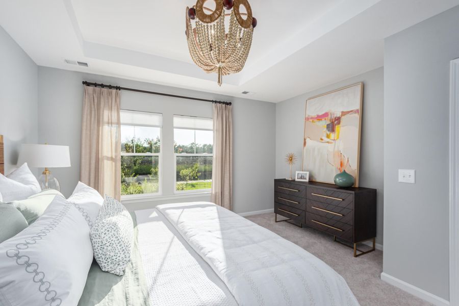 Furnished interior view inside a new home in Limehouse Farms: Arbor Collection, Summerville (Image 22). Furnished interior view inside a new home in Limehouse Farms: Arbor Collection, Summerville (Image 22).