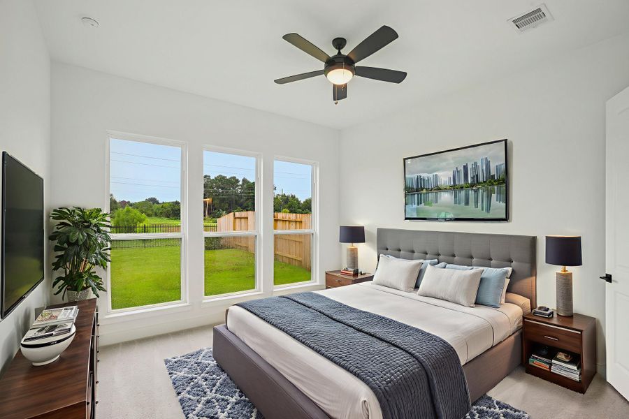 Furnished interior view inside a new home in Winfrey Estates, Tomball (Image 4).