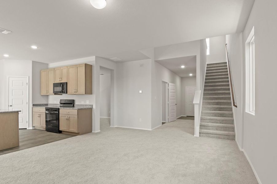 Furnished interior view inside a new home in Edgebrooke, Pflugerville (Image 10). Furnished interior view inside a new home in Edgebrooke, Pflugerville (Image 10).