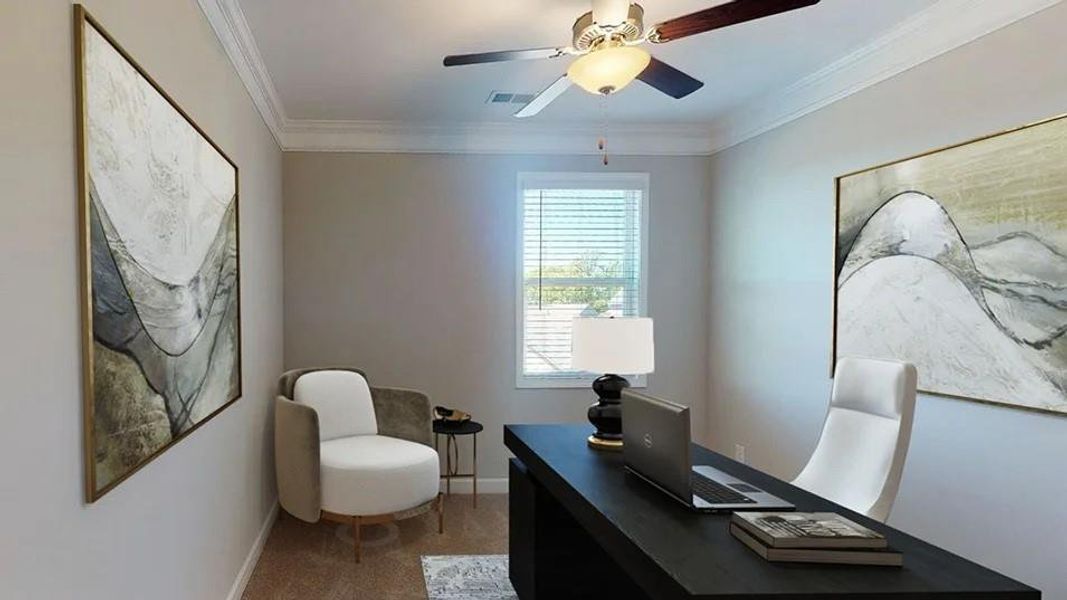 Furnished interior view inside a new home in , Watkinsville (Image 7).