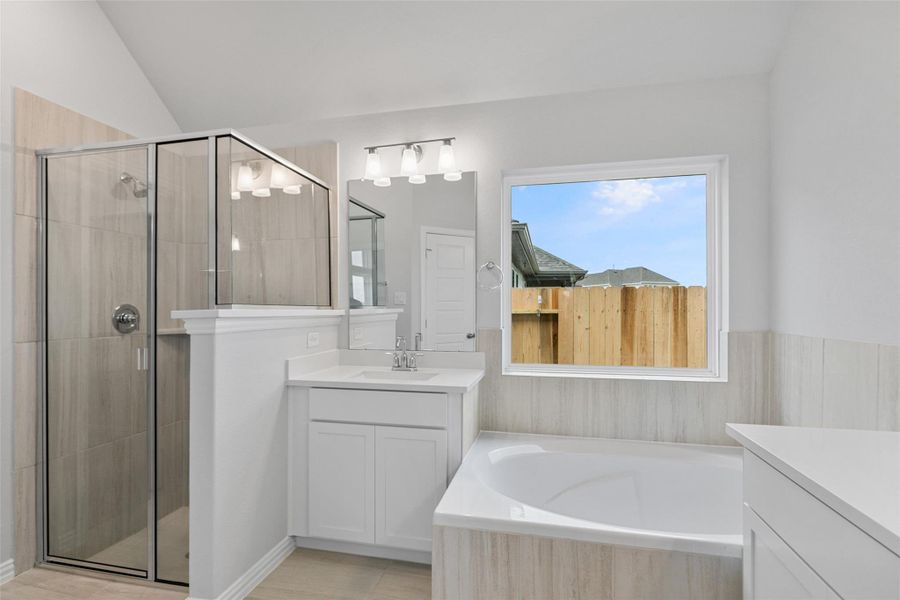 Furnished interior view inside a new home in Aldeana, Bonney (Image 13).